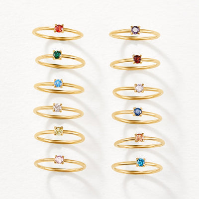 Ringen met Geboortesteen | Goud
