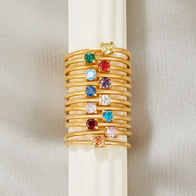 Ringen met Geboortesteen | Goud