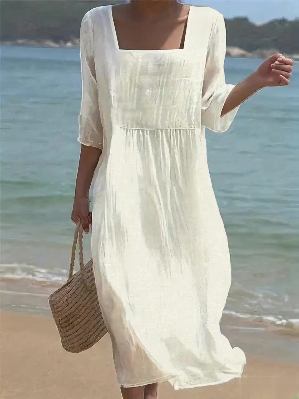 Lunelle | Casual linnen jurk