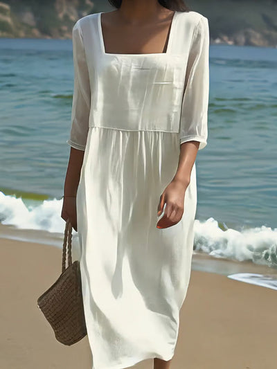 Lunelle | Casual linnen jurk