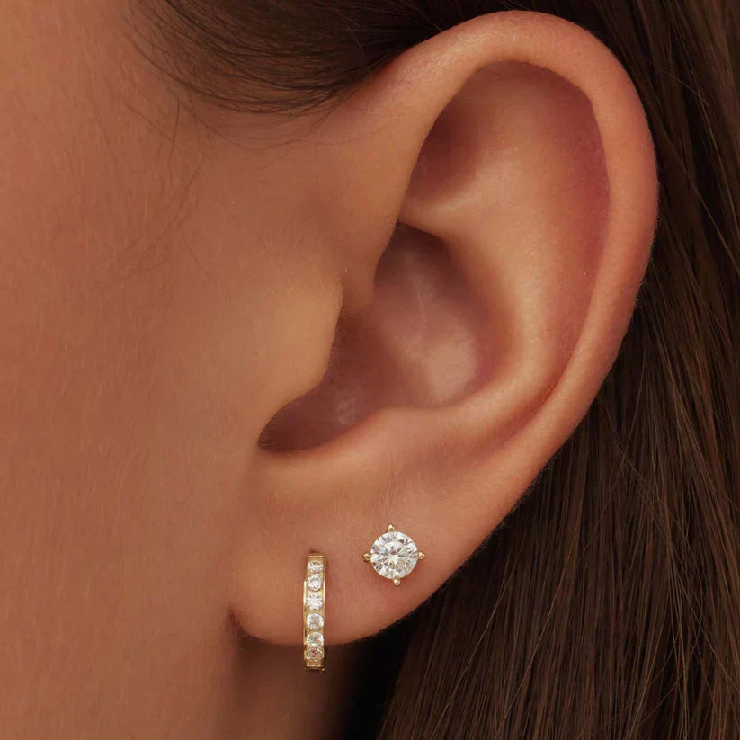 Dara Brillane Oorbellen Set | Goud