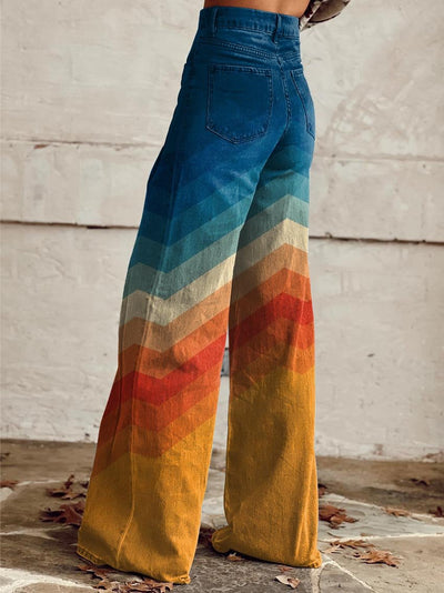 Joline | Retro Zigzag Broeken